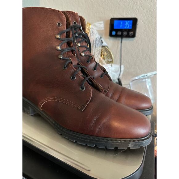 Eddie Bauer Combat Boots Leather Lace Up Made in USA Mens 12 M Gorpcore Vintage main image 9